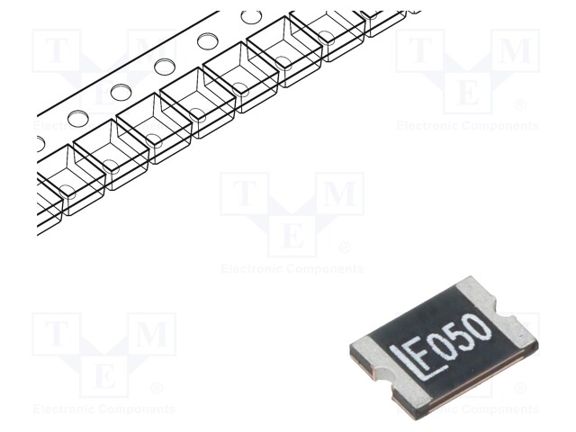 Fuse: PTC polymer; 500mA; 1812L