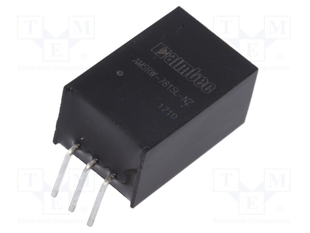 Converter: DC/DC; 7.5W; Uin: 20÷72V; Uout: 15VDC; Iout: 500mA; SIP3