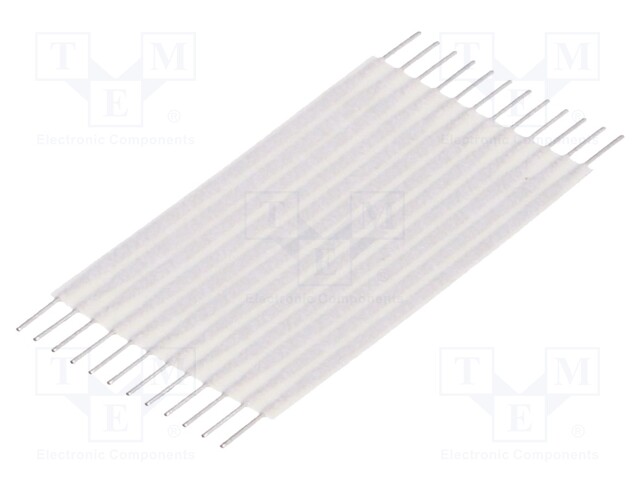 Connector: jumper cable; Cable ph: 1.27mm; L: 25.4mm; straight