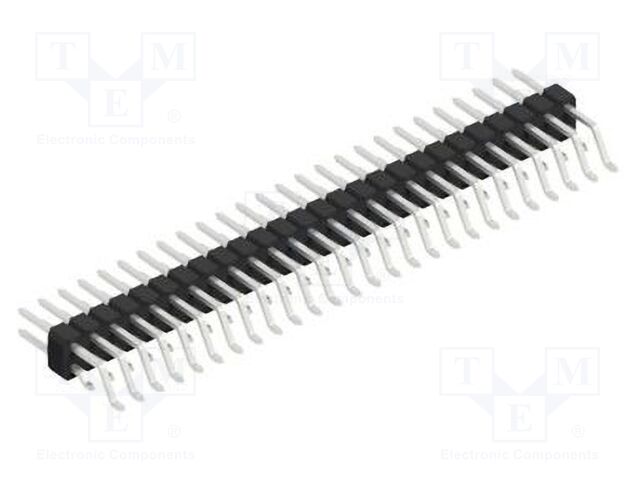 Connector: pin strips; pin header; male; PIN: 52; 2.54mm; SMT; 2x26