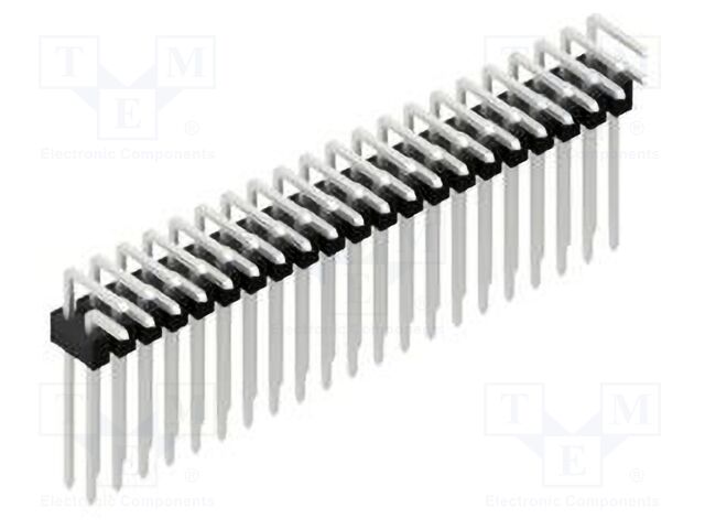 Connector: pin strips; pin header; male; PIN: 42; 2.54mm; THT; 2x21