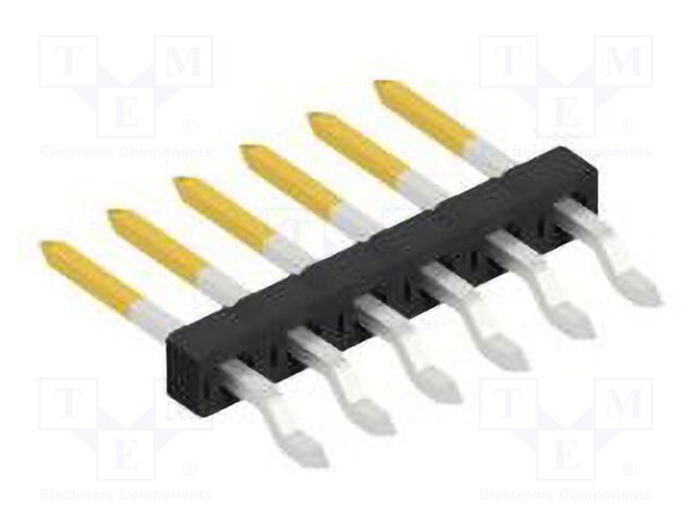 Connector: pin strips; pin header; male; PIN: 6; 2mm; SMT; 1x6; 100V
