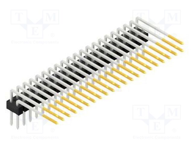 Connector: pin strips; pin header; male; PIN: 42; 2.54mm; THT; 2x21