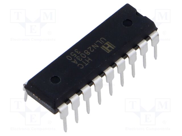 IC: driver; darlington,transistor array; DIP18; 0.5A; 50V; Ch: 8