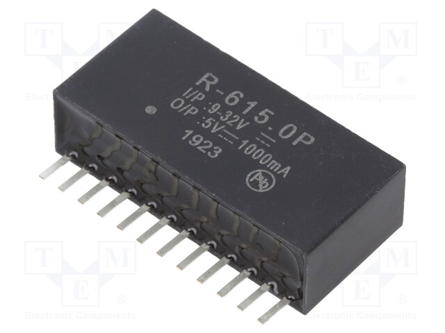 Converter: DC/DC; 5W; Uin: 9÷32V; Uout: 5VDC; Iout: 1A; SIP12; 9g