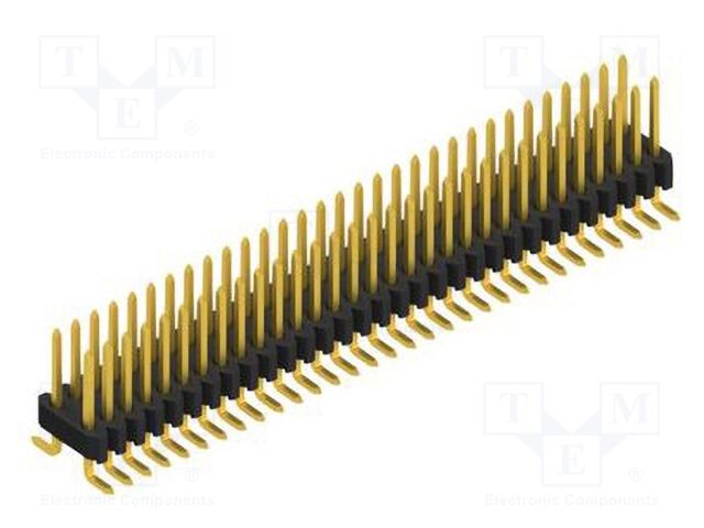 Connector: pin strips; pin header; male; PIN: 62; 1.27mm; SMT; 2x31