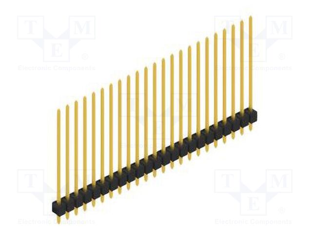 Connector: pin strips; pin header; male; PIN: 23; 2.54mm; THT; 1x23