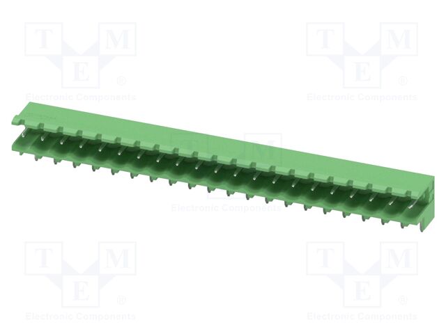 PCB headers, nominal cross section: 2.5 mm?, color: green, n