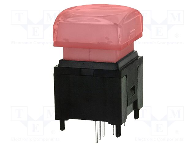 Switch: push-button; Pos: 2; SPST; 0.1A/12VDC; transparent; PCB