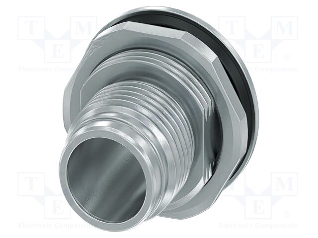 Enclosure for connectors: M12; THR; nickel plated; Gasket: EPDM