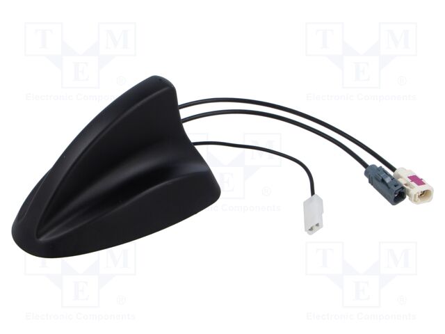 Antenna; automotive,SHARK; AM,DAB,FM; Fakra; Len: 290mm; 12VDC