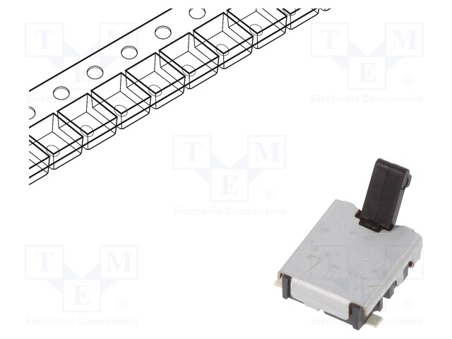 Switch: detecting; Pos: 2; SPST; 0.01A/5VDC; Leads: straight; 500mΩ