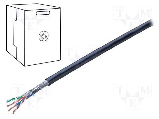 Wire; SF/UTP; industrial Ethernet; 5e; stranded; Cu; 2x2x26AWG