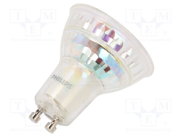 LED lamp; neutral white; GU10; 230VAC; 230lm; 2.7W; 36°; 4000K