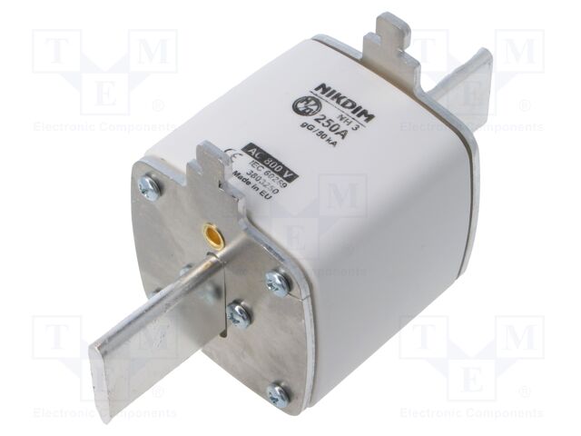 Fuse: fuse; gG; 250A; 800VAC; industrial; NH3