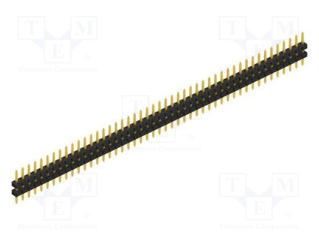 Connector: pin strips; pin header; male; PIN: 47; 2mm; THT; 1x47
