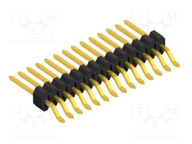 Connector: pin strips; pin header; male; PIN: 14; 1.27mm; SMT; 1x14