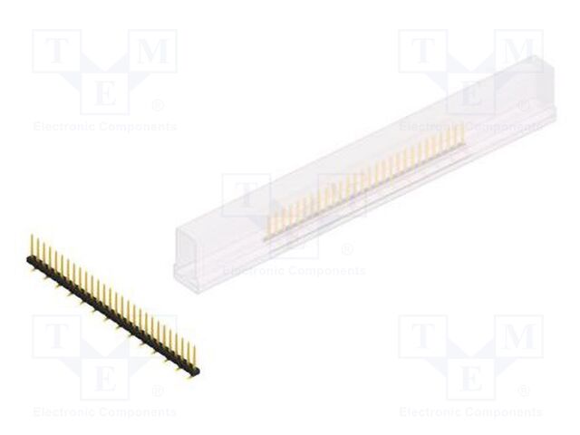 Connector: pin strips; pin header; male; PIN: 28; 2mm; SMT; 1x28