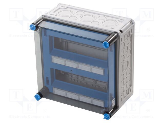 Enclosure: for modular components; IP65; light grey; Series: Mi