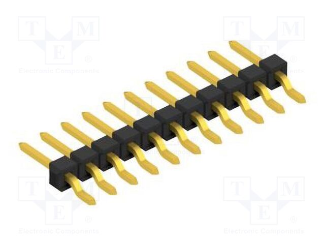 Connector: pin strips; pin header; male; PIN: 11; 2.54mm; SMT; 1x11