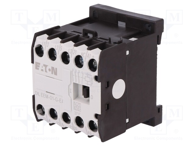 Contactor: 3-pole; NO x3; Auxiliary contacts: NC; 24VDC; 6.6A; DIN