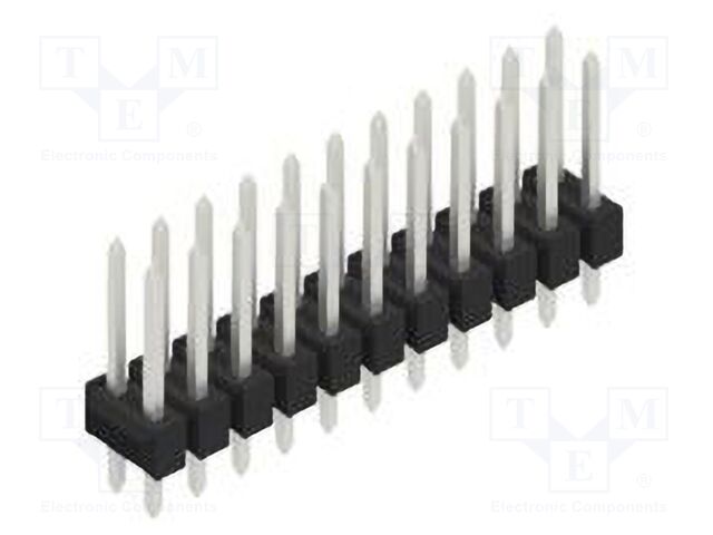 Connector: pin strips; pin header; male; PIN: 22; 2.54mm; THT; 2x11
