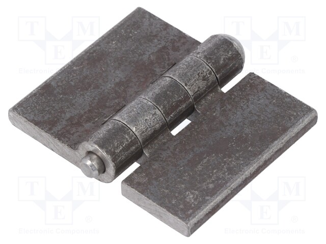 Hinge; Width: 60mm; steel; H: 50mm; V: without coating,for welding