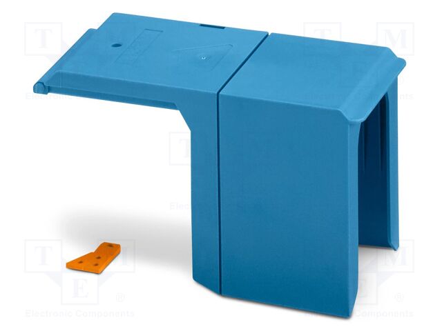 Cover; L: 46.7mm; W: 28.8mm; H: 85.6mm; Body: blue