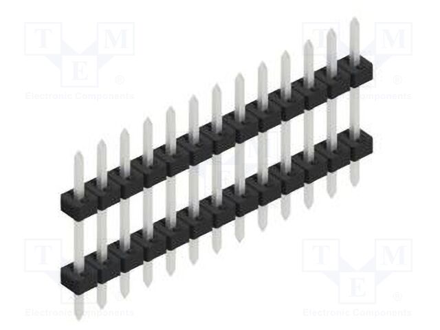 Connector: pin strips; pin header; male; PIN: 13; 2mm; THT; 1x13