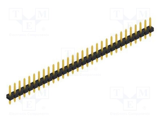 Connector: pin strips; pin header; male; PIN: 30; 2.54mm; THT; 1x30
