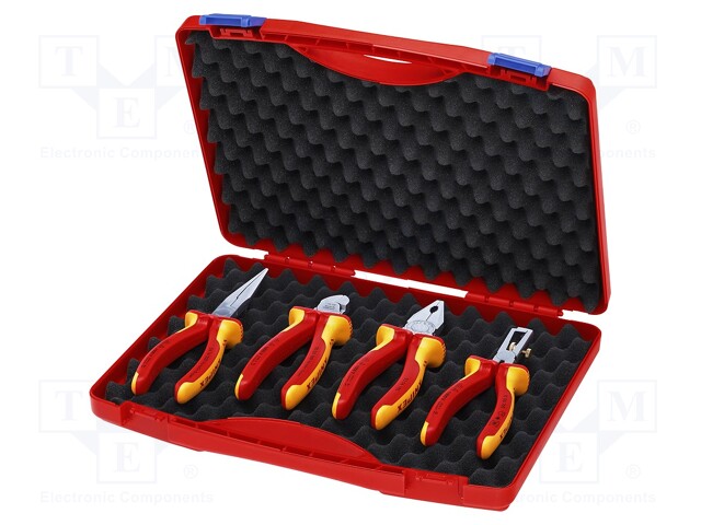 Kit: general purpose; Pcs: 4; Application: for electricians; bag