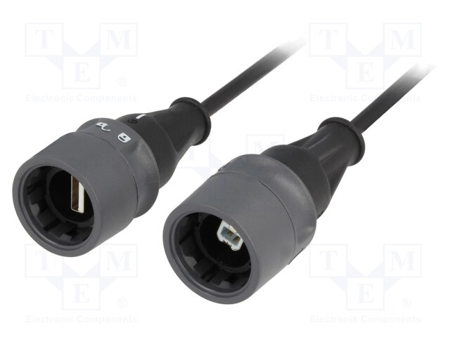 Transition: adapter cable; internal bayonet,push-pull; UL94V-0