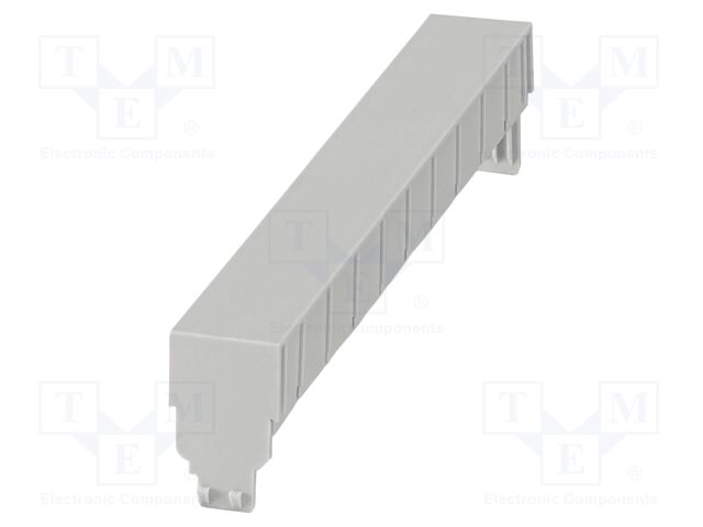 Cover; grey; UL94V-0; ME-IO 18,8; PA; X: 18.9mm; Y: 109.8mm; Z: 26mm