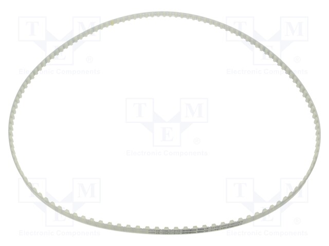 Timing belt; T10; W: 10mm; H: 4.5mm; Lw: 1250mm; Tooth height: 2.5mm