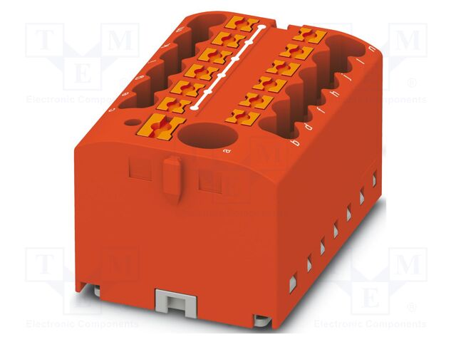 Splice terminal: rail; 24A; 450V; push-in; PA; L: 21.7mm; 0.14÷4mm2