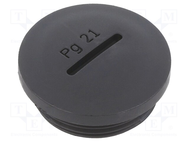 Stopper; PG21; Mat: polyamide; black