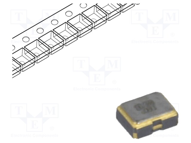 Resonator: quartz; 24MHz; 15pF; SMD; Body dim: 2x1.6x0.8mm; 10ms