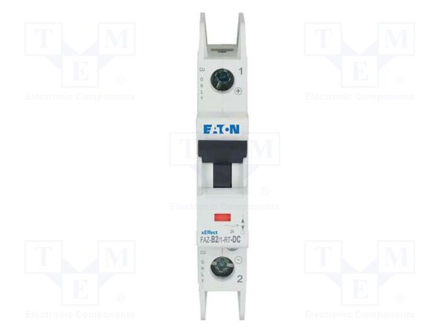 Circuit breaker; 220VDC; Inom: 2A; Poles: 1; for DIN rail mounting