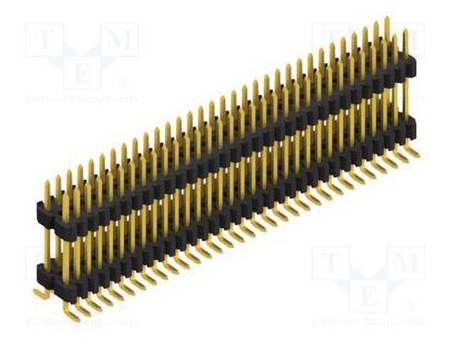 Connector: pin strips; pin header; male; PIN: 64; 1.27mm; SMT; 2x32