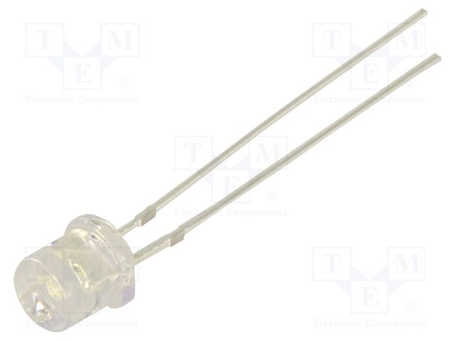 LED; blue; 5mm; 330÷500mcd; 140°; Front: flat; 2.7÷2.9VDC; -30÷85°C