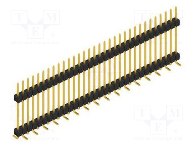 Connector: pin strips; pin header; male; PIN: 32; 2.54mm; SMT; 1x32