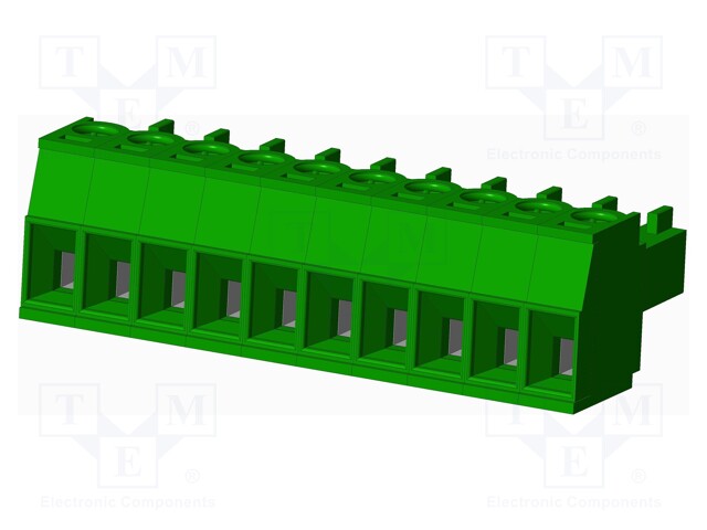 Connector: pluggable terminal block; plug; female; straight; 10A