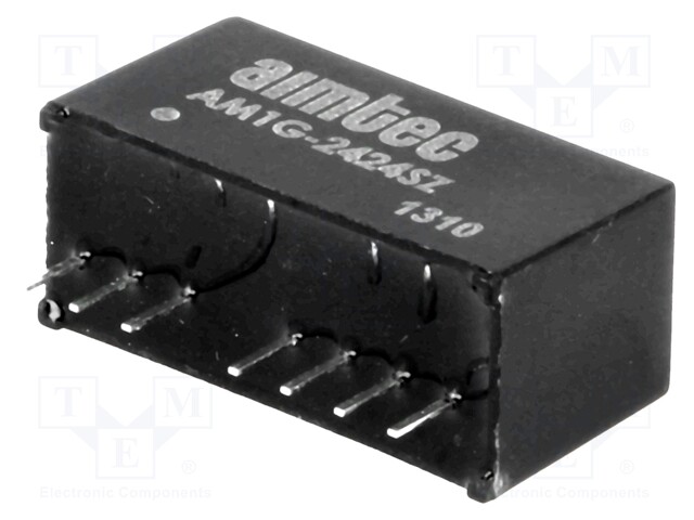 Converter: DC/DC; 1W; Uin: 18÷36V; 24VDC; Iout: 41mA; SIP8; 3.96g