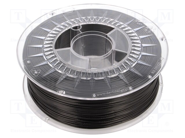 Filament: TPU; 1.75mm; black; Printing temp: 210÷230°C; 1kg