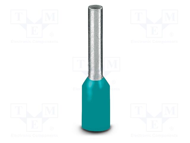 Tip: bootlace ferrule; insulated; copper; Bit len: 8mm; tinned