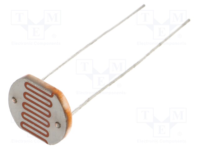 Photoresistor; 250mW; 18÷50kΩ; 560nm; Mounting: THT; 250VDC