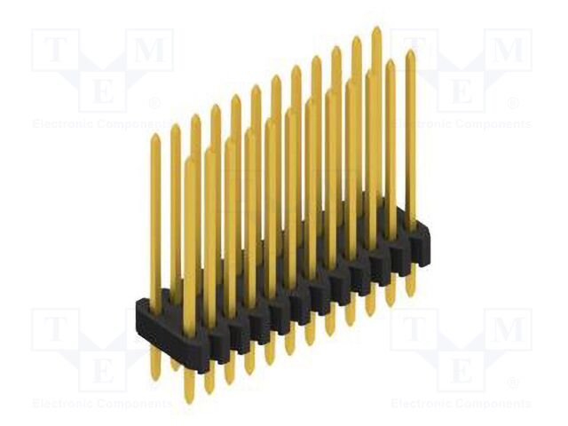 Connector: pin strips; pin header; male; PIN: 24; 1.27mm; THT; 2x12
