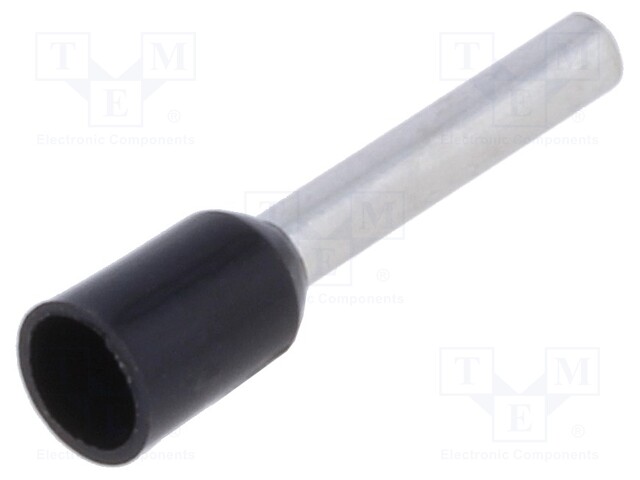 Bootlace ferrule; insulated; copper; Insulation: polyamide; 12mm