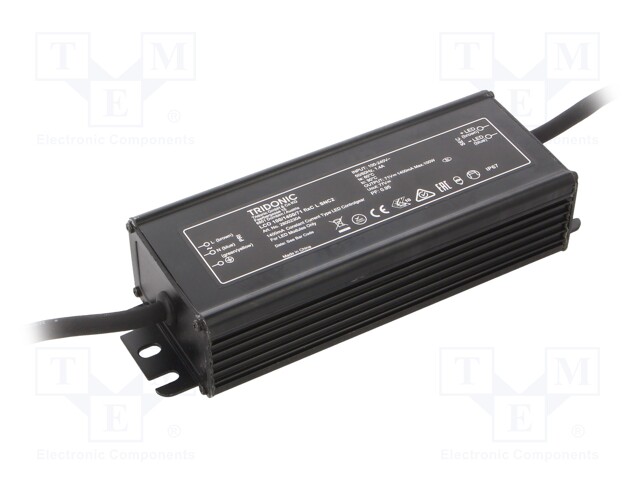 Power supply: switched-mode; LED; 100W; 21÷71VDC; 1400mA; IP67