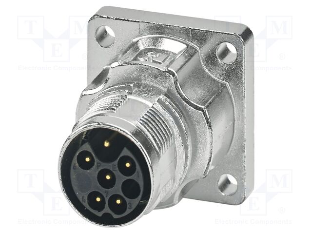 Connector: M17; socket; M17 PRO; PIN: 6; 630V; 14A; IP67; 5+PE